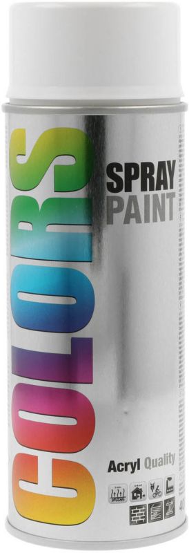 Dupli Color Colors spraylak, blank RAL 9010, 400 ml