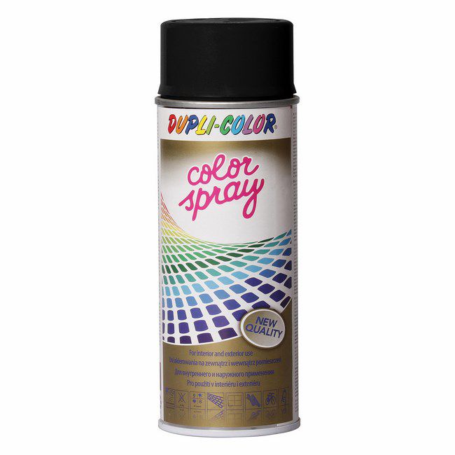 Dupli Color spray mat-sort RAL 9005 0,15 l