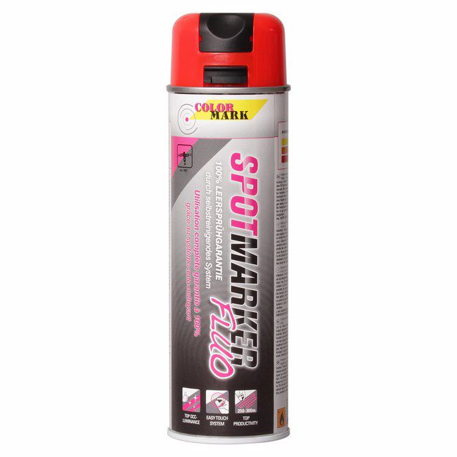 Dupli Color Spotmark neonrød spray 0,5 l