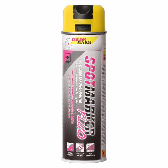 Dupli Color Spotmark spray neon gul 0,5 l