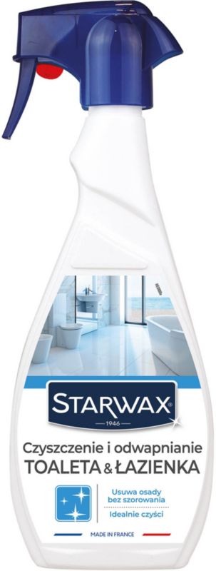 Starwax rengørings- og afkalkningsmiddel til toilet og badeværelse 0,5 l