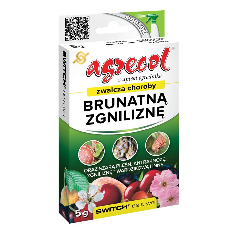 Svampemiddel Agrecol Switch 62,5 WG 5 g til bekæmpelse af brun råd