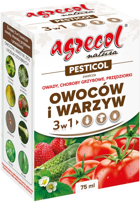 Agrecol Pesticol 3 i 1 plantebeskyttelsesmiddel 75 ml