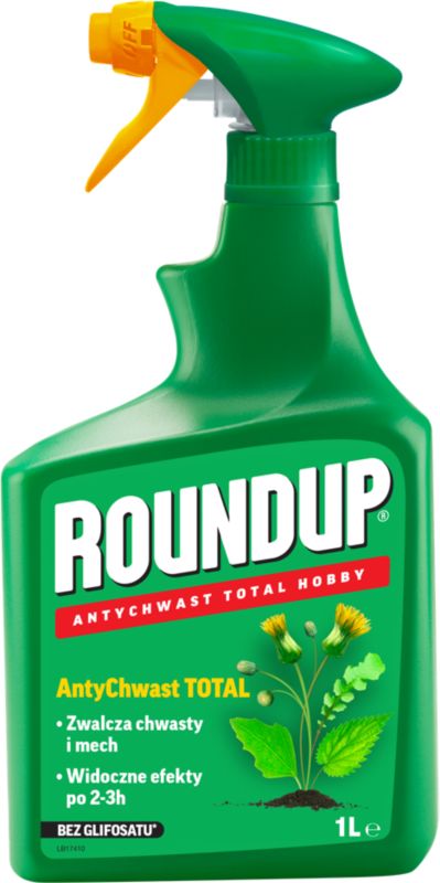 Roundup Antychwast Total RTU 1 l – effektiv og 100 % naturlig ukrudtsbekæmpelse