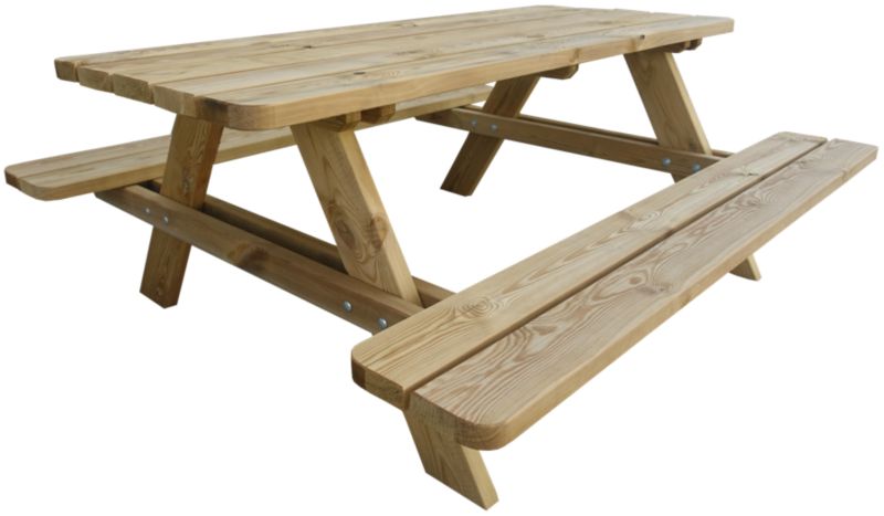 Roma picnicbord 170x180x70 cm, 40 mm tykkelse, 1 stk.