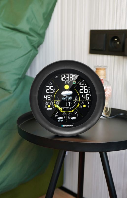 Blaupunkt vejrstation med TUYA-app WS65BK APP, 1 stk.