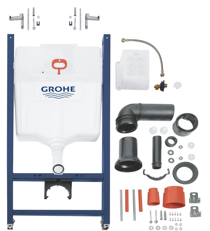 Toilet Indbygningsramme Rapid SL 150x1150x520 mm Hvid