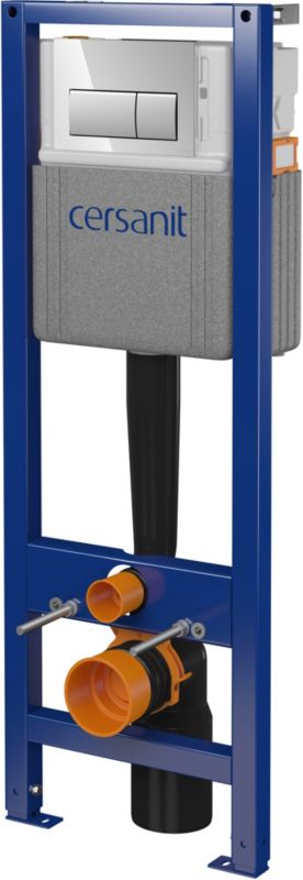 Indbygget Cersanit stel med krom trykknap