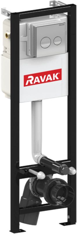 Indbygget ramme Ravak Slim 37 cm krom