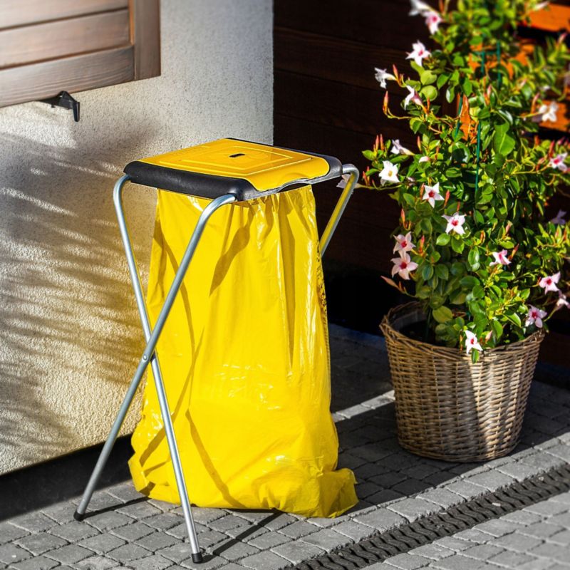 KADAX stativ til affaldssortering 1 rum med 120L pose til affald