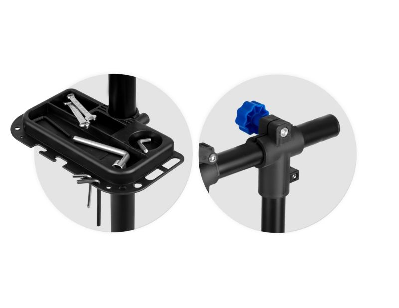 Humberg cykelstativ serviceophæng til cykel 30 kg stål sort 1 stk.