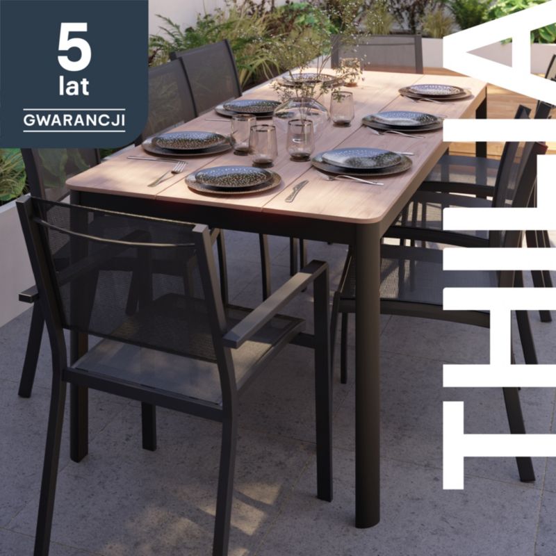 GoodHome Thilia stort havebord