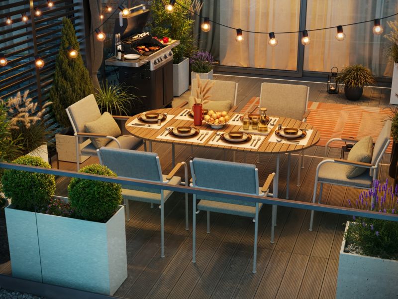 Sammenklappeligt bord GoodHome Tahuata 180/240 x 100 x 75 cm