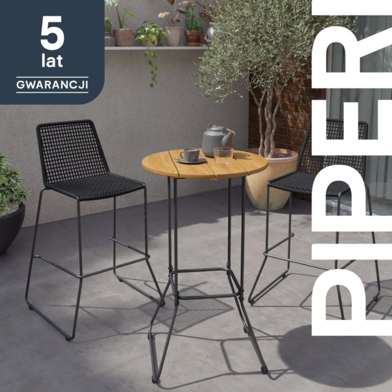 GoodHome Piperi barbord med barstole