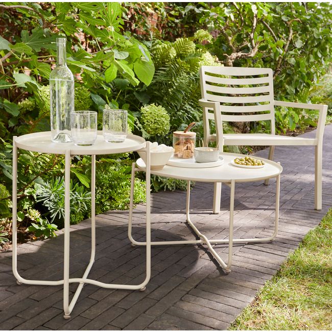 GoodHome Nova sofabord 65 cm beige