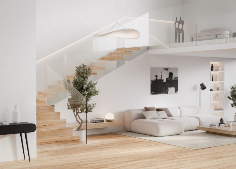 Frostbestandig glasert trappetrinn Pont 32 x 120,2 cm beige