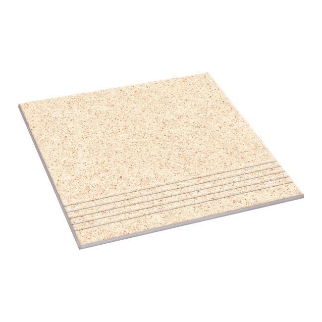 Voltor GoodHome frostbestandig glaseret trappesten 33 x 33 cm beige