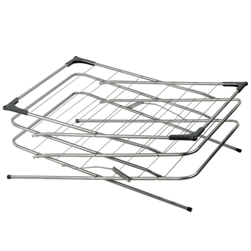 KADAX stående lodret tøjstativ til balkon 138 cm i metal, stabilt