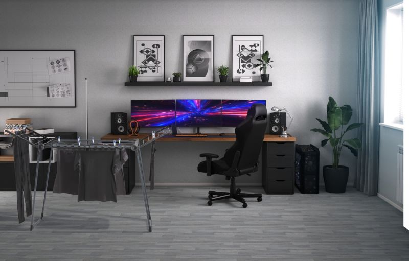 Leifheit Pegasus 150 Solid Slim fritstående tørrestativ