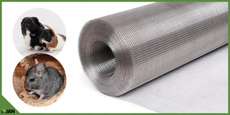 Svejset Trådnet Rustfrit Stål 304 6x6x0,65 mm 1x25 m 25 m²