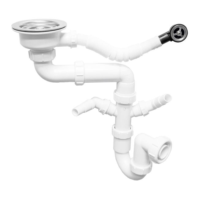 Sifon til 1-kammers vask fra Cooke&Lewis