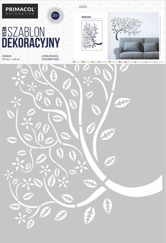Primacol Mega Bush skabelon 62 x 91 cm nr. 503
