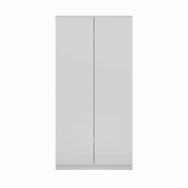 Topeshop skab med døre og hylder SD-90 hvid garderobe 50x90x180 cm 1 stk.