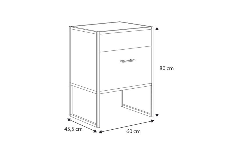 Kobi Aura loft badeværelsesskab 1 stk.