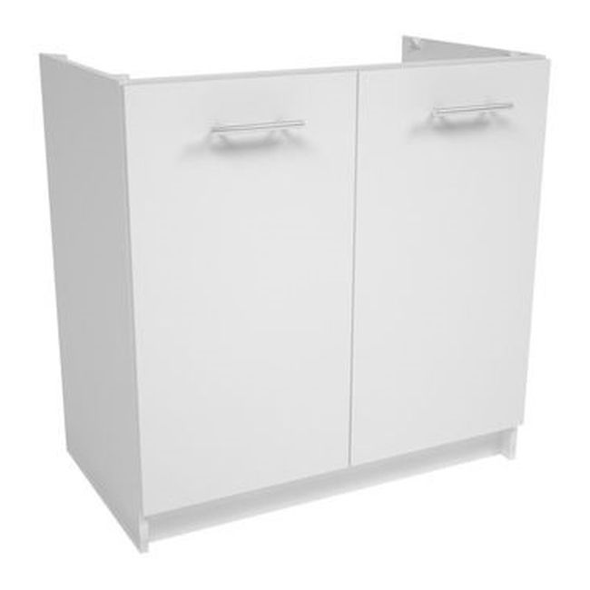 Hvid Luna 80 cm køkkenunderskab til vask