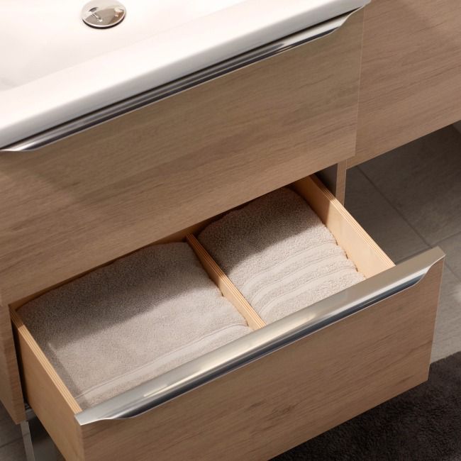 GoodHome Imandra væghængt vaskeskab 100 cm eg