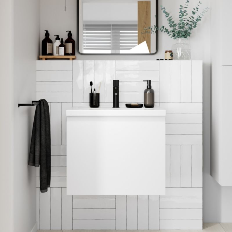 GoodHome Levanna underskab til vask 60 cm hvid