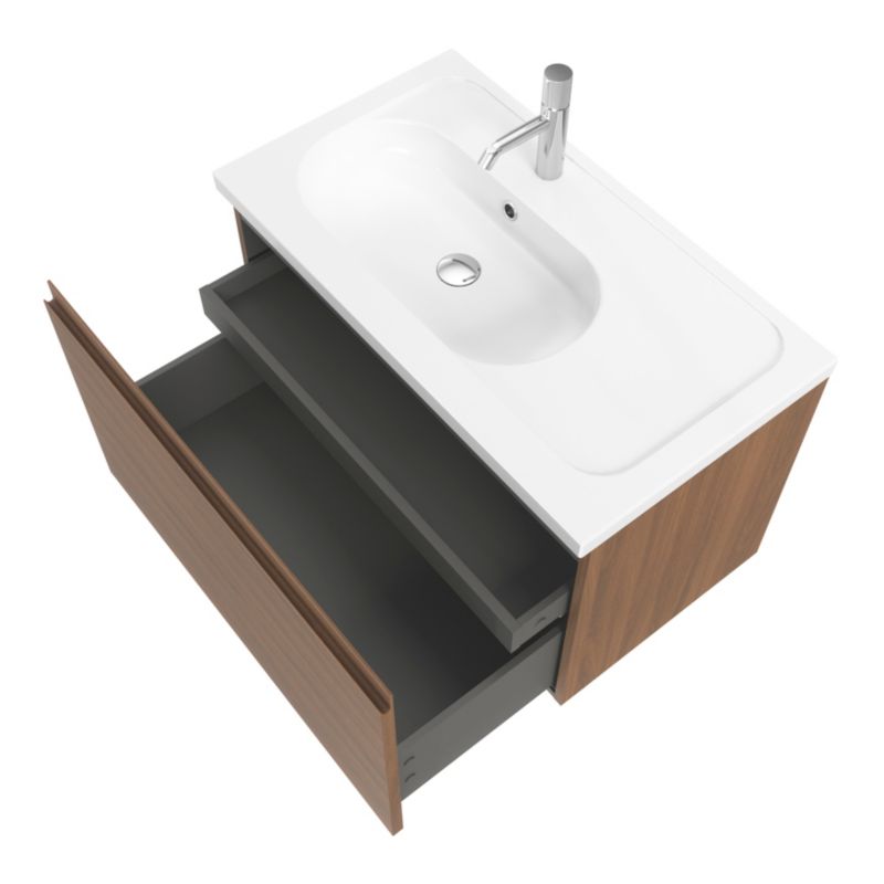 GoodHome Levanna underskab 80 cm i valnød