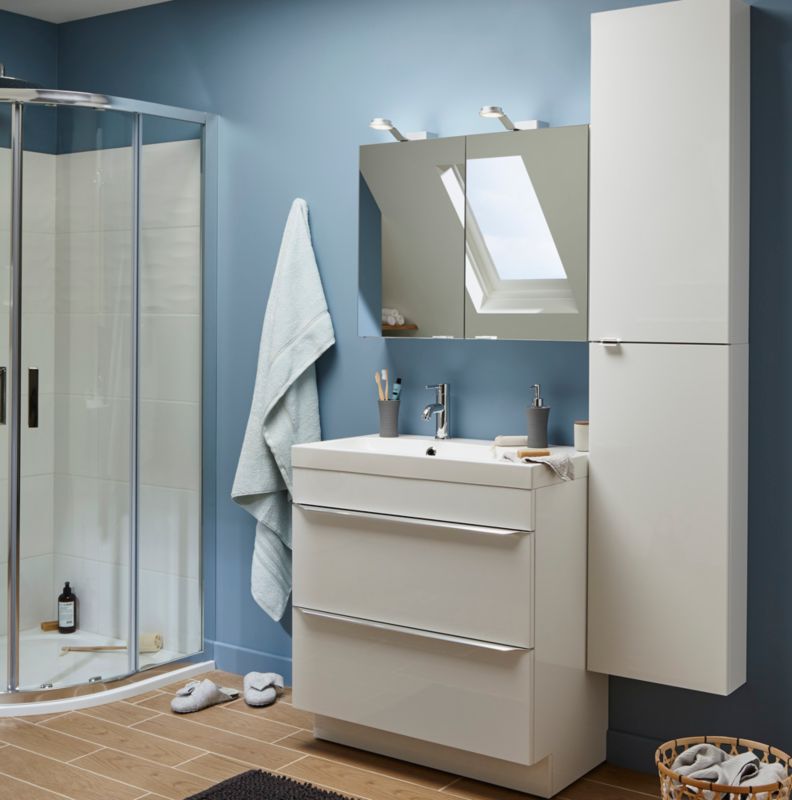 GoodHome Imandra spejlskab 80 x 60 x 15 cm