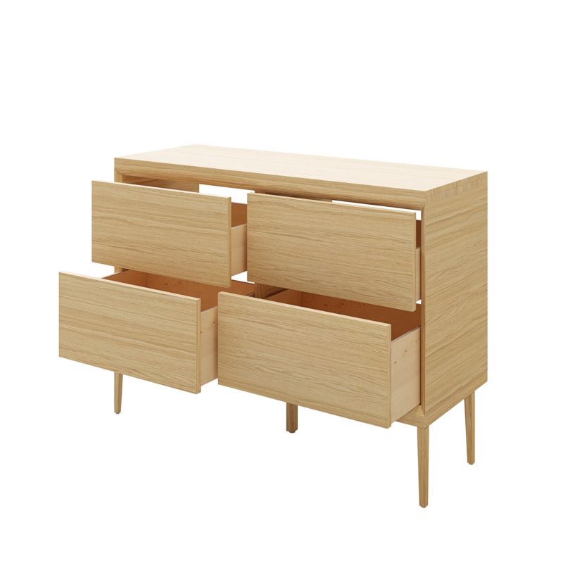 GoodHome Avela 120 cm underskab med skuffer i træ