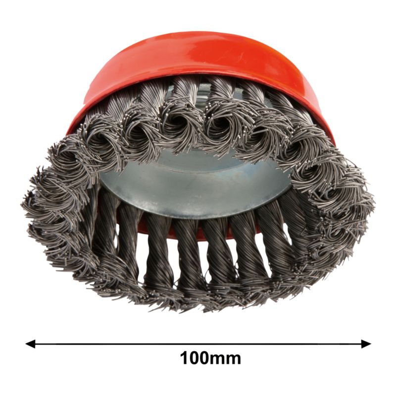 Mac Allister frontbørste med M14 møtrik 100 mm