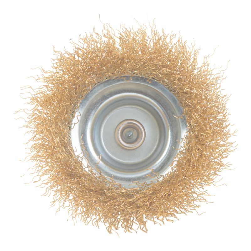 Mac Allister frontbørste med skaft 50 mm i stål