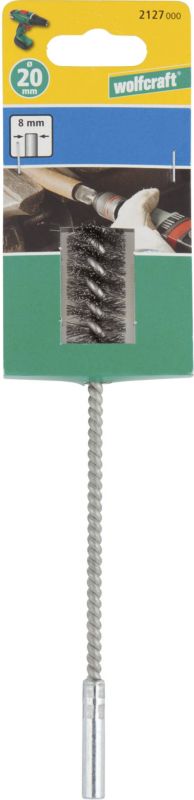 Cylindrisk stålbørste 20 x 55 x 200 mm wolfcraft 2127000