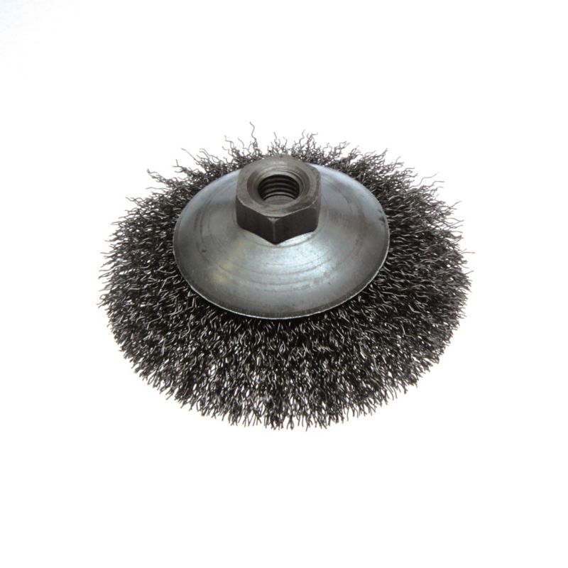 Vinklebørste med M14-nut Most stål, Ø 120 mm