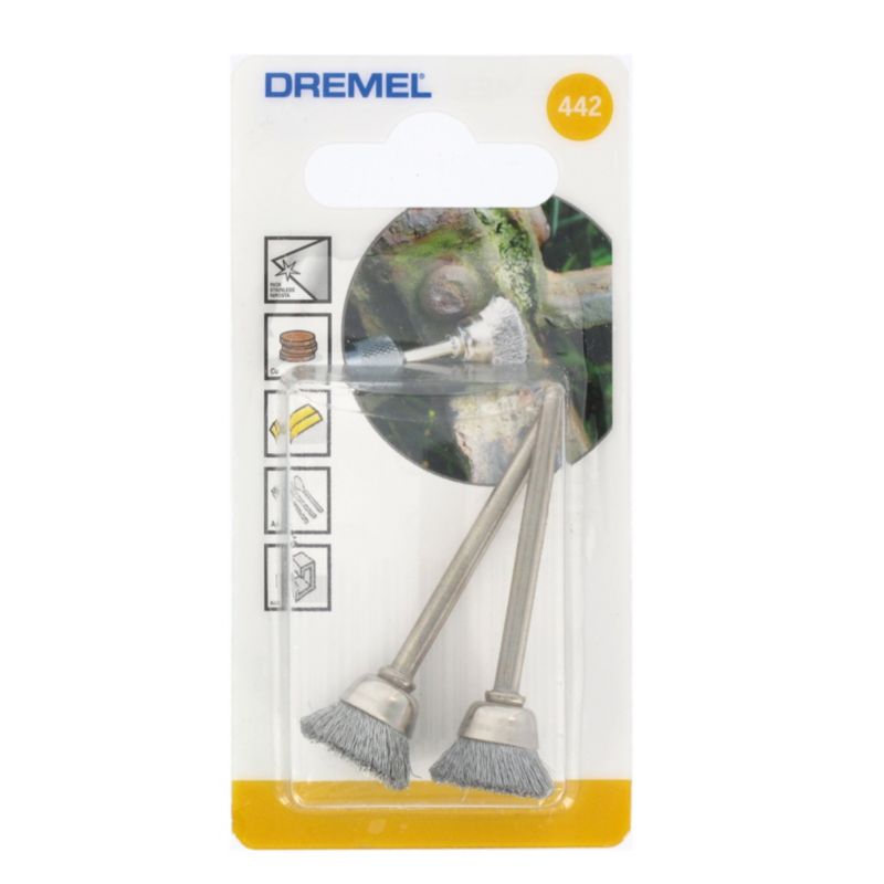 Dremel polerskrubbe i kulstål 13 mm
