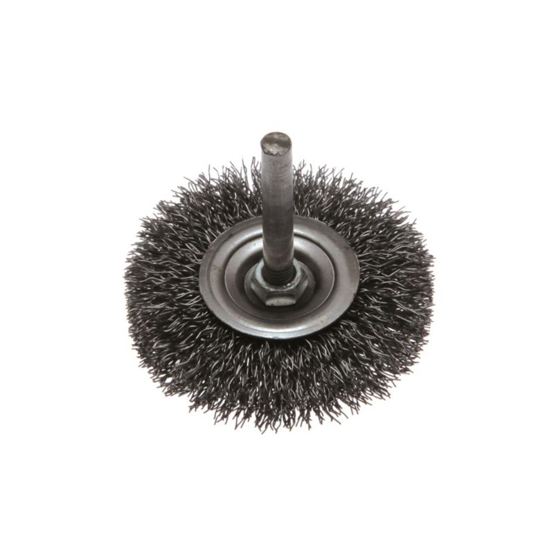 Skivebørste med skaft Most stål 6 mm Ø 60 mm