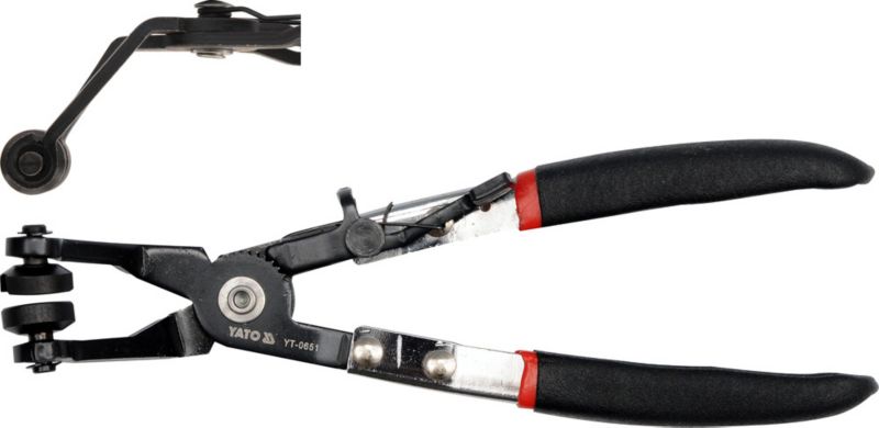 Yato bøjede tænger til spændebånd