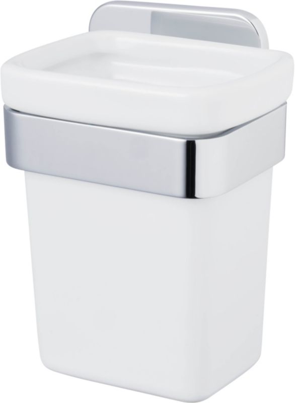 Bisk Tore enkelt glas i krom