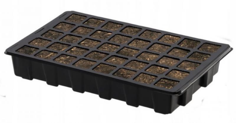 KADAX stor mini minidrivhus med 40 celler til spiring