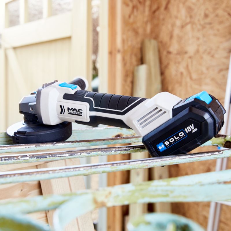 MacAllister vinkelsliber 115 mm 18 V 1 x 5,0 Ah