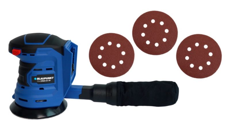 Blaupunkt CO4010 18V ekscentersliber 125 mm, 1 stk.