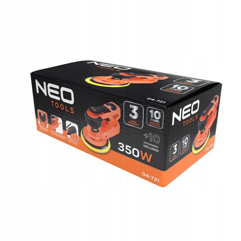 Oscillerende excentersliber, NEO Tools, 350 W, børsteløs, 150 mm