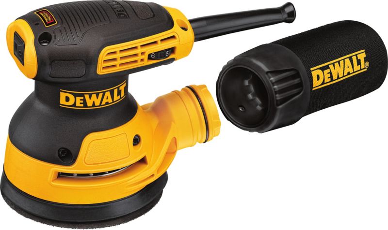 DeWalt excentersliber 280 W 125 mm