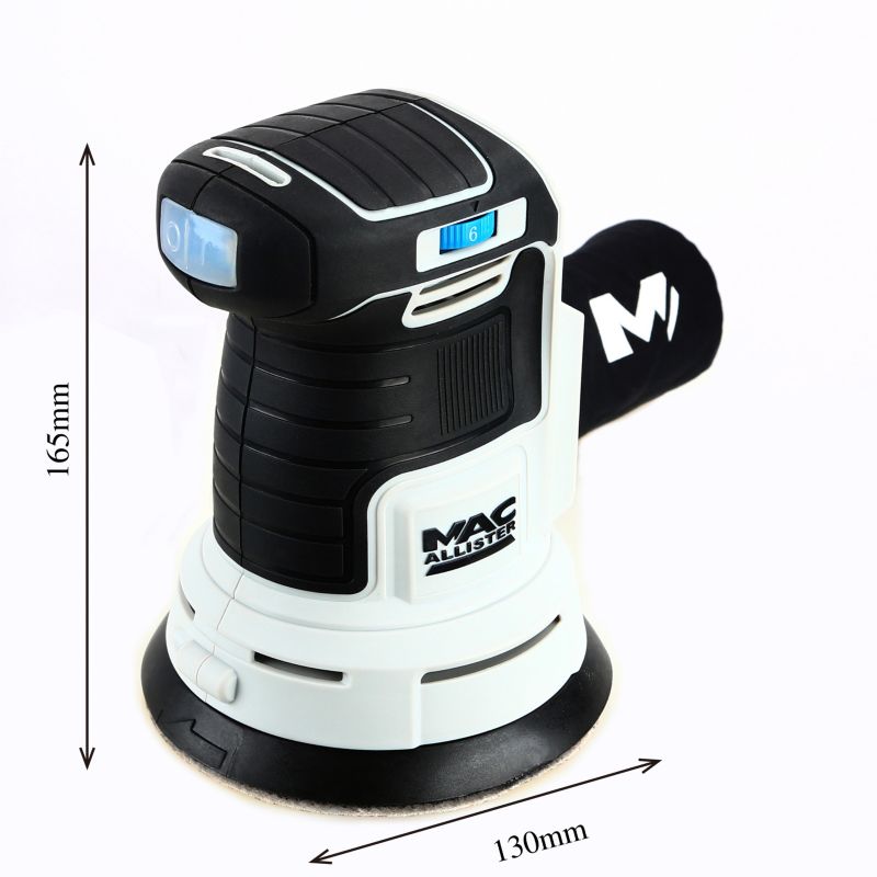 MacAllister 18 V ekscentersliber uden batteri