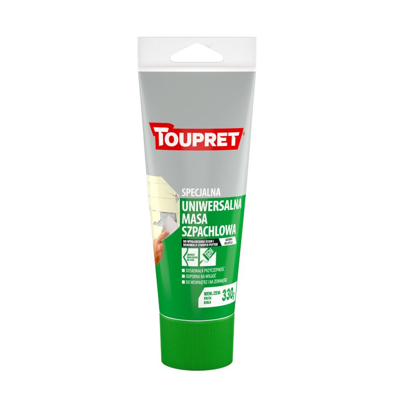 Færdigblandet spartelmasse Toupret til køkken og badeværelse 330 g