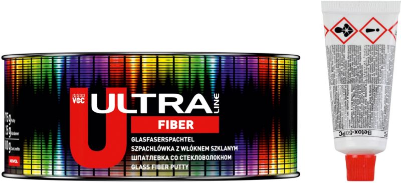 Novol Ultra spartelmasse med glasfiber 800 g